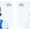 La version affichage de "Baby & me", la campagne d'Evian.