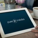 L'appli Pure Médias sur l'iPad.