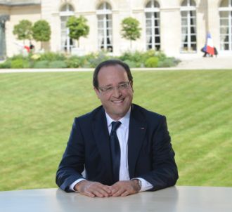 François Hollande, face à Claire Chazal et Laurent...