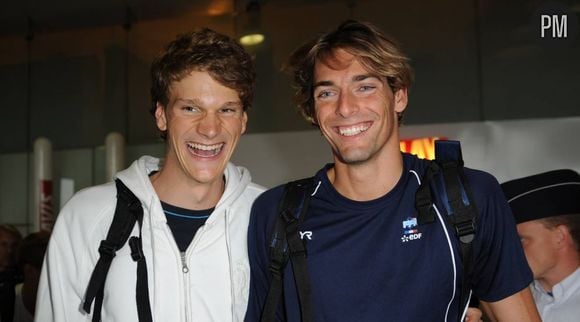 Yannick Agnel et Camille Lacourt