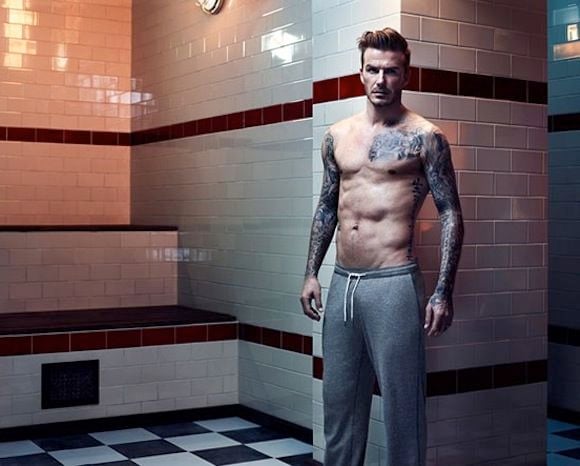 David Beckham en sous-vêtements pour H&M