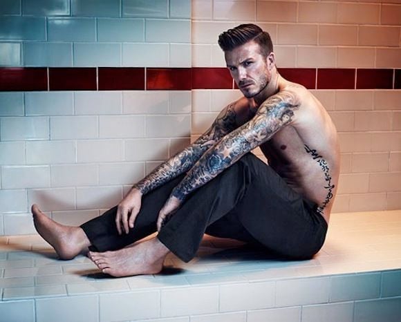 David Beckham en sous-vêtements pour H&M