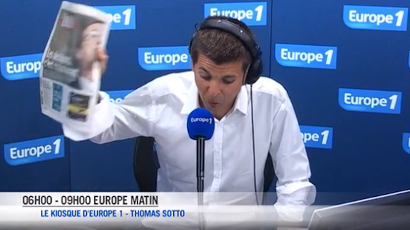 Le premiers pas de Thomas Sotto sur Europe 1.