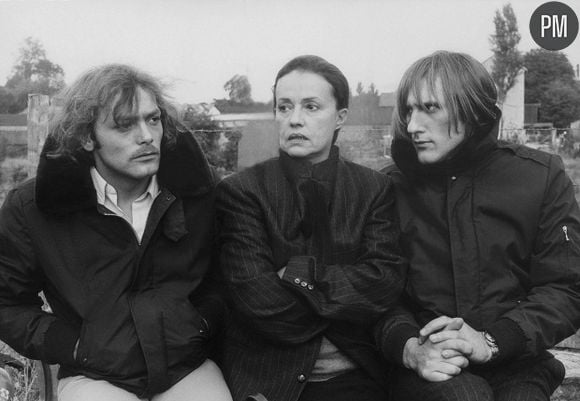 Jeanne Moreau entourée de Patrick Dewaere et Gérard Depardieu dans "Les Valseuses" (1973)