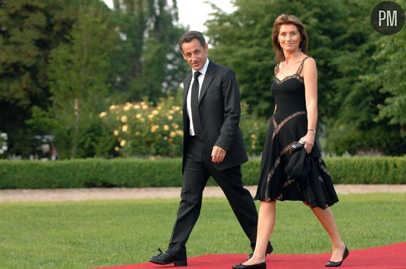 Nicolas Sarkozy et Cécilia, en 2007.