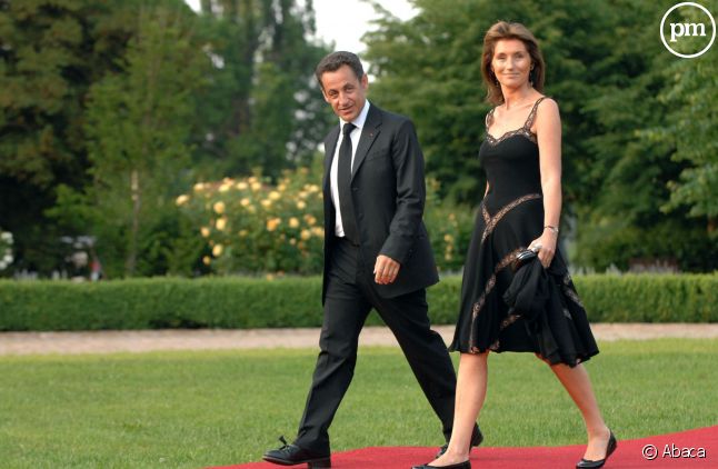 Nicolas Sarkozy et Cécilia, en 2007.