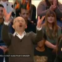 Grosse frayeur d'Anne-Elisabeth Lemoine sur Canal+ face au "Jumping Sumo" de Parrot