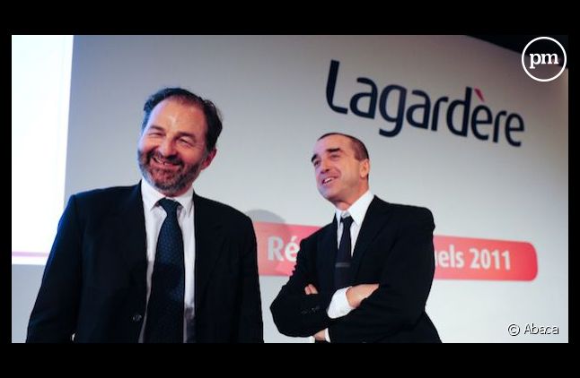Denis Olivennes et Arnaud Lagardère