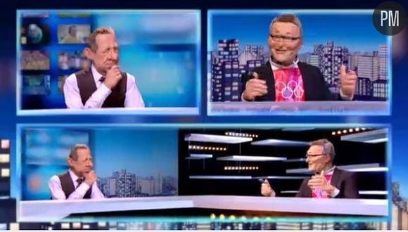 Laurent Ruquier dans "Les Guignols de l'info" sur Canal+