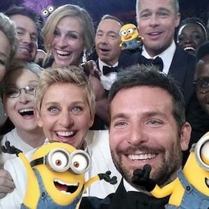 Le selfie avec les "minions" du film "Moi, moche et méchant 2";