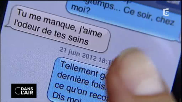 Un SMS coquin dans "C dans l'air".