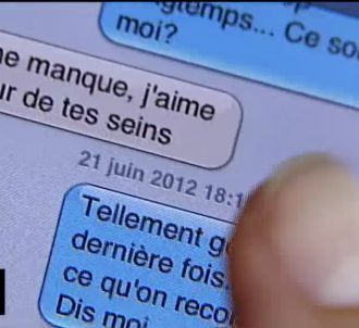 Le SMS diffusé dans un sujet de 'C dans l'air' sur France...