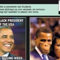 Un quotidien belge provoque l'indignation avec une caricature des Obama en singes