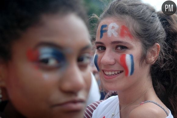 Les supporters des Bleus pendant France/Nigeria, le 30 juin 2014.