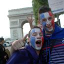 Les supporters des Bleus pendant France/Nigeria, le 30 juin 2014.
