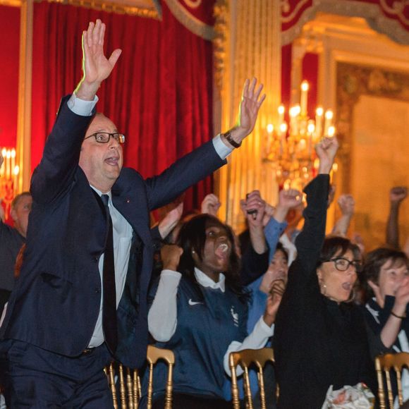 François Hollande pendant France/Nigeria, le 30 juin 2014.