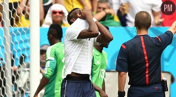 Paul Pogba, pendant France/Nigeria, le 30 juin 2014.