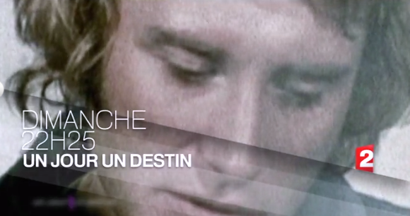 Johnny Hallyday dans "Un jour, un destin" sur France 2.