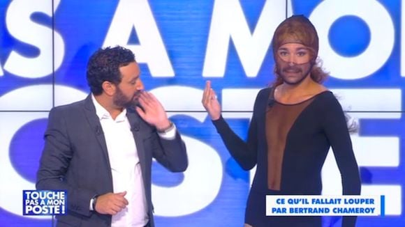 Bertrand Chameroy déguisé en Beyoncé dans "Touche pas à mon poste"