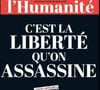 Une de "L'humanité"