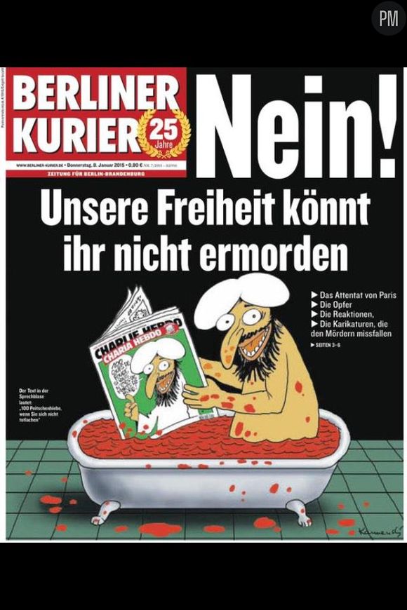 Une du "Berliner Kurier"