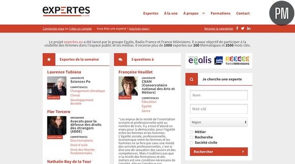 Le site "Expertes"