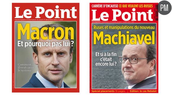 "Le Point", en décembre et octobre 2015.