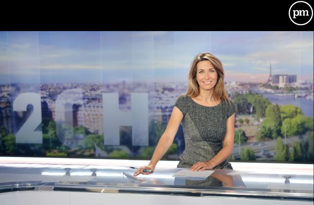Anne-Claire Coudray sur TF1.