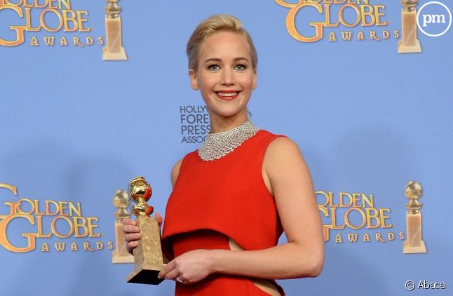 Jennifer Lawrence remporte le Golden Globe de la meilleure actrice dans une comédie.