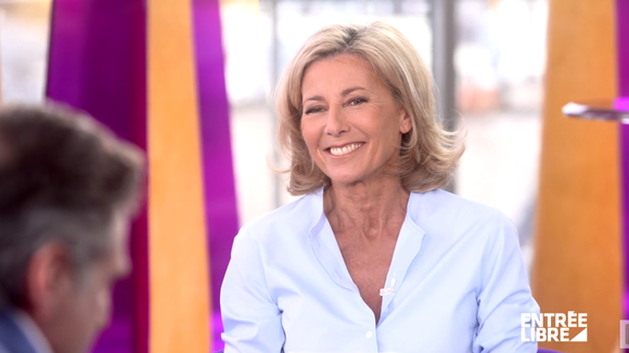 Les premiers pas de Claire Chazal dans "Entrée Libre" sur France 5