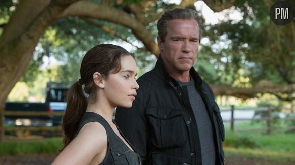 Arnold Schwarzenegger et Emilia Clarke dans "Terminator Genisys"