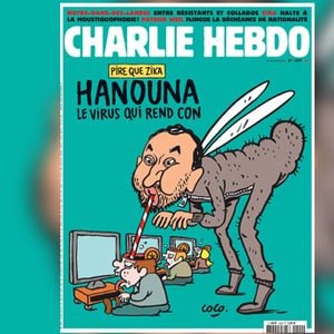 La Une méchamment drôle de "Charlie Hebdo".