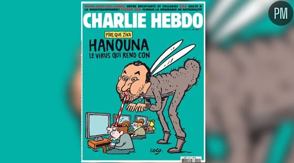 La Une méchamment drôle de "Charlie Hebdo".