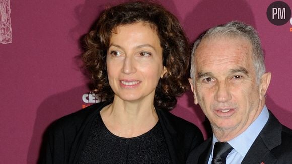 Audrey Azoulay, nouvelle ministre de la Culture et Alain Terzian, président des César.