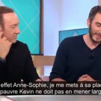 "C à vous" : Kevin Spacey très amusé par le débrief de Matthieu Noël