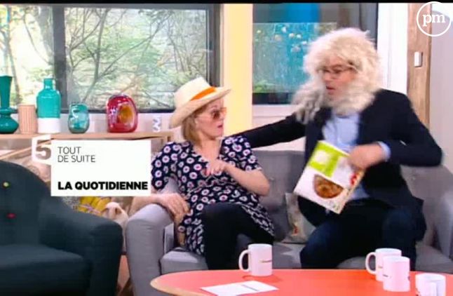 Thomas Isle et Maya Lauqué dans "La Quotidienne" sur France 5.