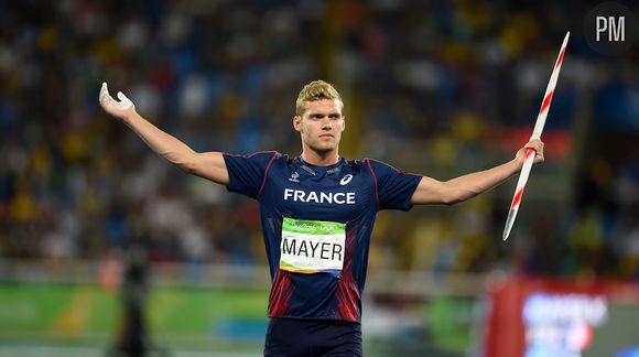 Kevin Mayer, médaillé d'argent en décathlon