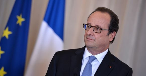 Frnaçois Hollande, très bavard avec les journalistes.