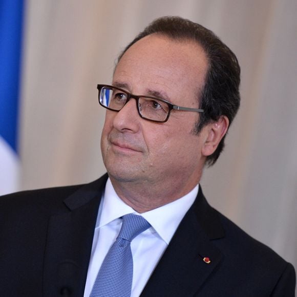 Frnaçois Hollande, très bavard avec les journalistes.