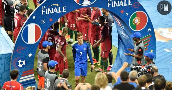 Antoine Griezmann après la finale de l'Euro