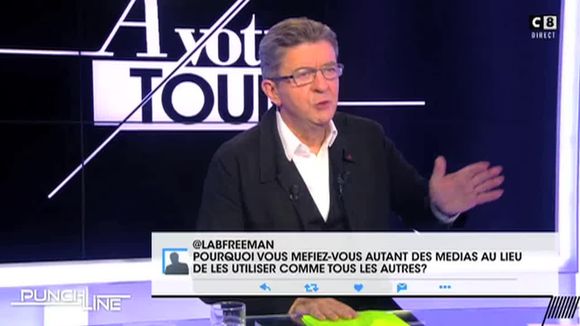 Jean-Luc Mélenchon présente ses excuses à Laurence Ferrari