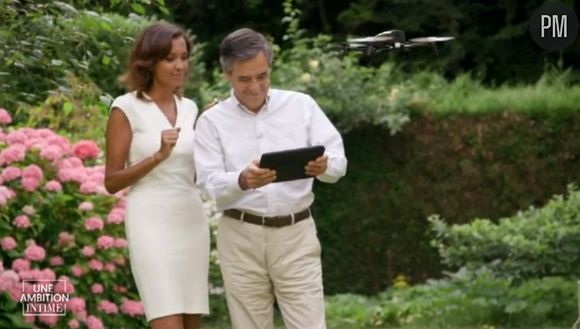 Karine Le Marchand et François Fillon dans "Une ambition intime"