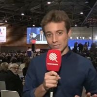 "Quotidien" : Hugo Clément frappé à coups de drapeau français au meeting de François Fillon