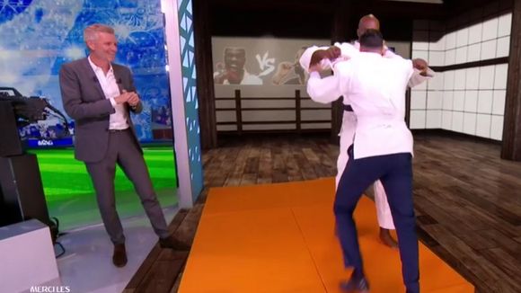 Champion du monde, Adil Rami tient son pari et affronte Teddy Riner en direct sur TF1