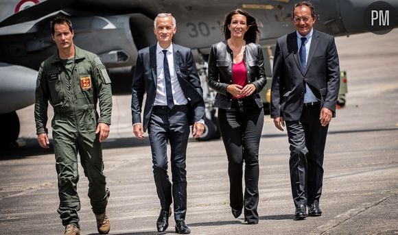 Gilles Bouleau, Anne-Claire Coudray et Jean-Pierre Pernaut