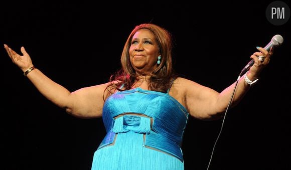 Aretha Franklin sur scène en 2012