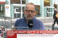 Thomas Legrand enchaîne les duplex pour la démission de Nicolas Hulot.