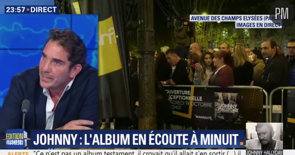 BFMTV en édition spéciale pour la sortie de l'album posthume de Johnny Hallyday