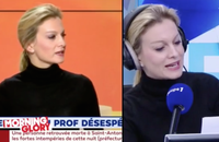 Audrey Crespo-Mara épinglée par "Quotidien".