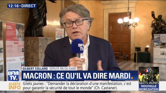 Gilbert Collard coupé de BFMTV après avoir critiqué le traitement des Gilets jaunes par la chaîne